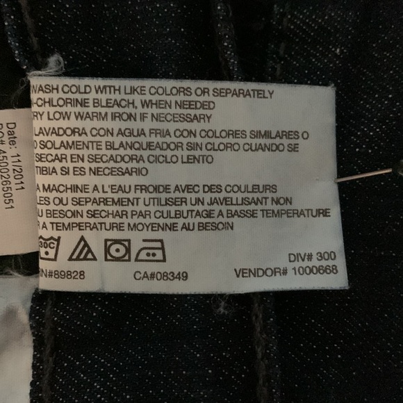 Gloria Vanderbilt The Perfect Fit Jeans, Size 10, Dark Wash Blue Denim - Picture 8 of 8